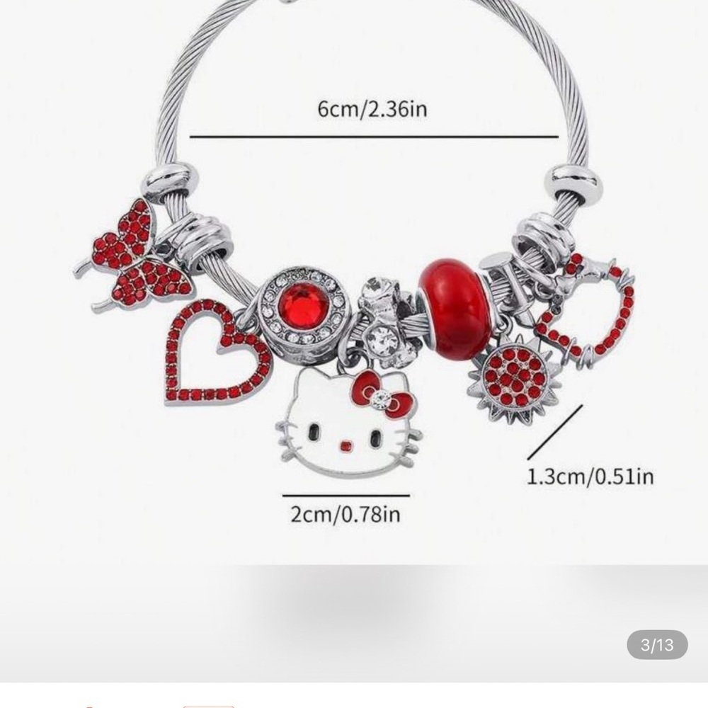 Hello Kitty Charm Bracelets - Picture 4 of 4